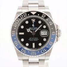 Rolex GMT Master II 126710BLNR SS SS AT quadrante nero bracciale ostrica 2 maglie extra