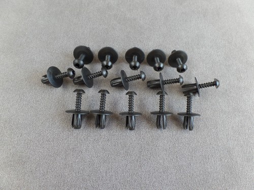15x clip fissaggio rivetti - clip,