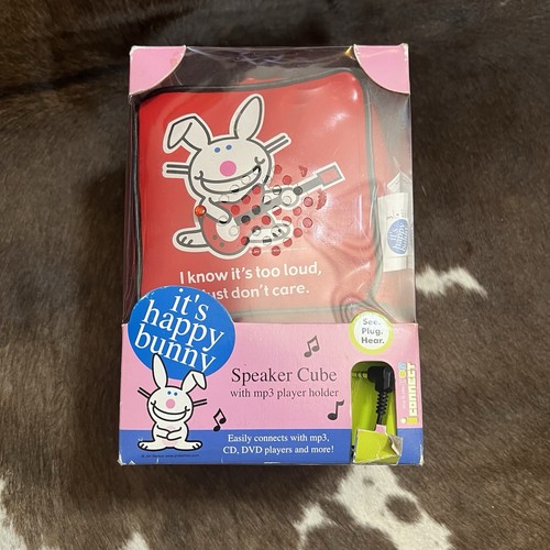 Happy bunny y2k speaker cube - happy,