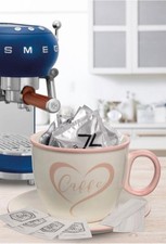 Tazzone portacialde caffe tazza in ceramica porta cialde zucchero per bar casa