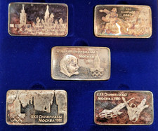 n.5 lingotti argento 1 oncia