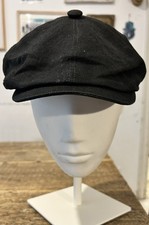 Stetson Hatteras Cappello Paper Boy 100% Lino Corposo 8 pannelli Cm 60