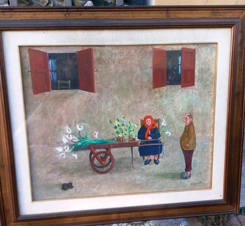 Quadro bianchi scena di - bianchi,
