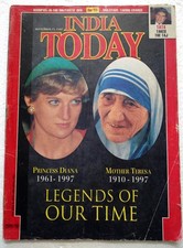 India Oggi Settembre 1997 Madre Teresa Principessa Diana Ratan Tata Manipur...