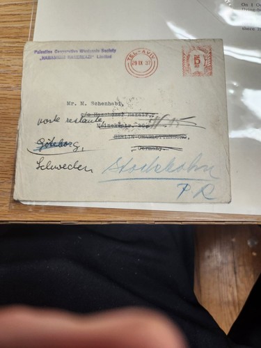 1937 palestina crash mail - crash,