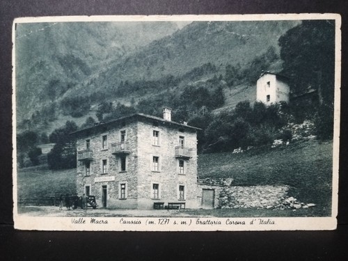 Cartolina valle macra canosio - macra,