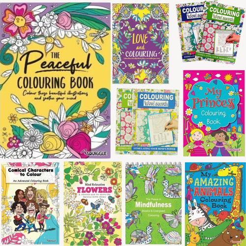 Anti stress colorings - book, for
