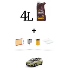 HOFFCAR Kit tagliando 4 FILTRI