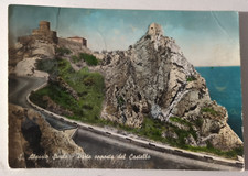 1963 cartolina viaggiata SANT'ALESSIO SICULO - PARTE OPPOSTA DEL CASTELLO