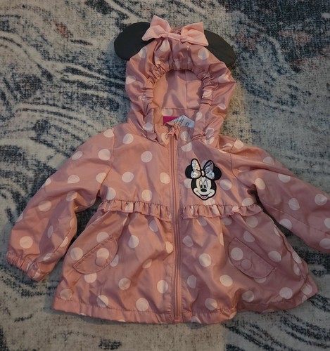Giacca impermeabile rosa con