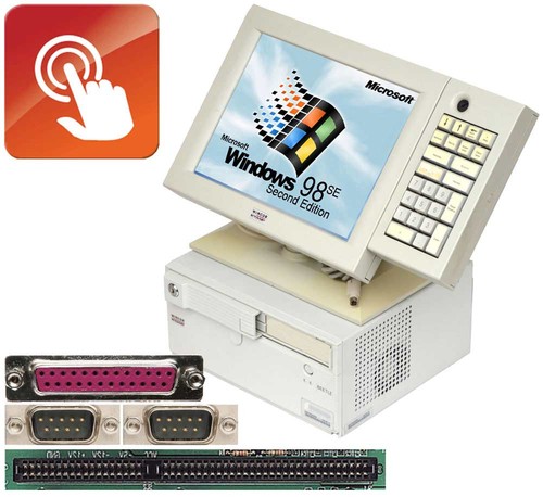 Computer con 232 lpt - con,