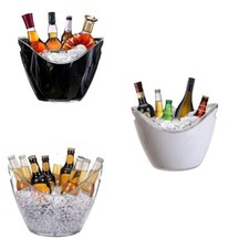 [3 COLORI] SECCHIELLO CHAMPAGNE PORTAGHIACCIO OVALE 34,5x26x24 cm 8 Lt - 90096