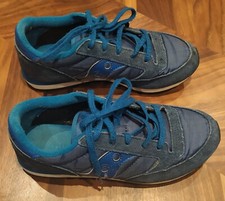 Saucony Jazz Original Sneakers Blu 34 Bambini Scarpe Ragazzo Maschio USATE