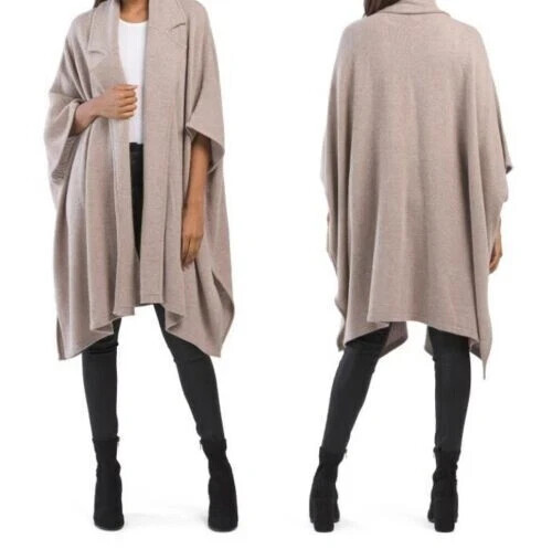 Cardigan lungo stile poncho