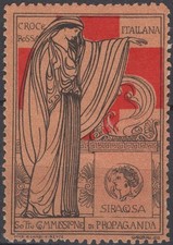ER8456 Erinnofili Solidarietà: Croce Rossa Sottocomm. Di Siracusa