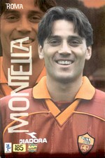 card Mundicromo Top Calcio 1999-2000 #185 Roma Montella
