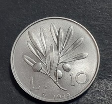 REPUBBLICA  10 LIRE 1949