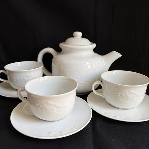Set teiera tazze con - +,