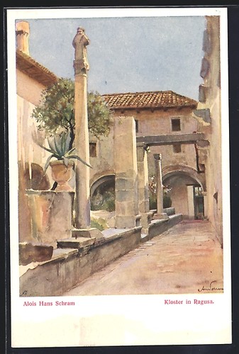 Cartolina artista ragusa - d'artista,
