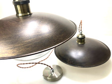 Piatto antico anticato+ vetro  2 PEZZI cottage baita rustico old vintage nautica