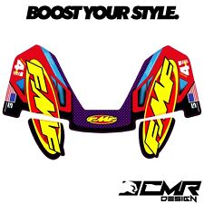 Adesivi Grafiche FMF 4.1 TITANIUM Posteriori Marmitta Terminale Scarico Cross