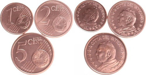 Vaticano 5 cent - cent, 2004