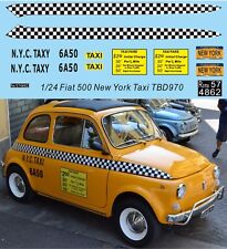 1/24 Decals  per Fiat 500 New