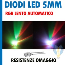 50 diodi led 5 mm RGB cambio