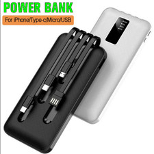 CARICABATTERIE PORTATILE POWER BANK USB MICRO TIPO-C  VARI COLOR 20000