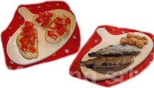 Tagliere ovale crostini taglieri in legno per antipasto da bar casa tavola