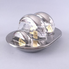 condiment set Kristall Krisla Gottinghen Oliera Taddei Sestini VINTAGE