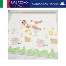 Tappeto Gioco Bambini Pieghevole 150x180x1cm Palestrina Neonato Montessori Rever