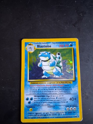 Carta pokemon blastoise - pokemon, 2/102
