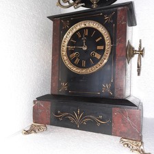 Orologio da camino francese - E. Godeau - 1895 preciso scappamento Brocot - restaurato