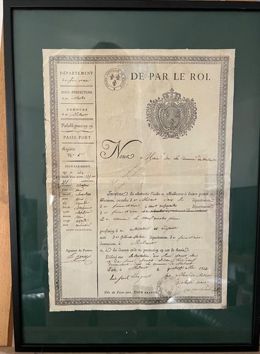 Antico passaporto della - , città