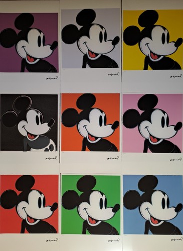 Firmato andy warhol set - -, 9