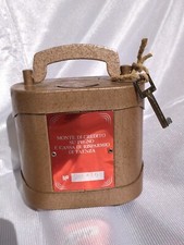 CASSETTA SALVADANAIO BANCA MONTE CASSA RISPARMIO FAENZA Con chiave, PIGGY BANK.