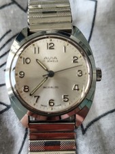 orologio Uhr Avia vintage Anni 70 Raro Numeri Arabi.