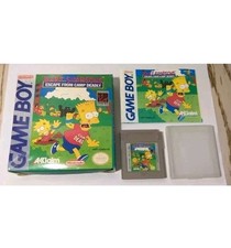 CONSOLE NINTENDO GAME BOY-GIOCO BART SIMPSON-CON SCATOLA/BOX-ORIGINALE-ANNO 1991