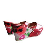 Sandali Zeppa In Vernice Da Donna Taglia 38