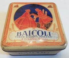 Scatola Latta Biscotti Baicoli