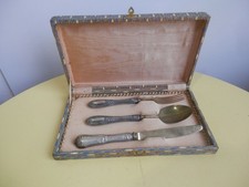 vecchio set di posate SOLINGEN placcate argento 800 forchetta cucchiaio coltello