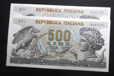 500 Lire ARETUSA 1966 serie