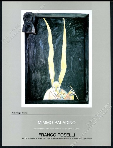 Quadro 1983 mimmo - quadro,