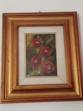 Quadro Olio Su Tela "Fiori Di