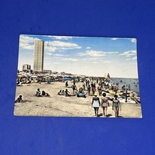 CESENATICO SPIAGGIA E GRATTACIELO -  A COLORI CARTOLINA