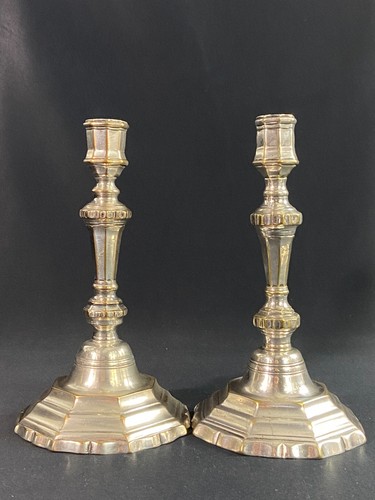Coppia candelabri flambeaux - di,