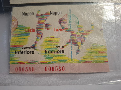 Biglietto ticket calcio napoli - biglietto,