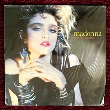 MADONNA SEALED EUROPE 1983 FIRST ALBUM ALTERNATE EUROPE COVER DOUBLE FLAP PROMO