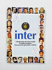 INTER A-Z 769 GIOCATORI MAGLIA NERAZZURRA BAGGIO-ZANETTI-RONALDO-RUMMENIGGE